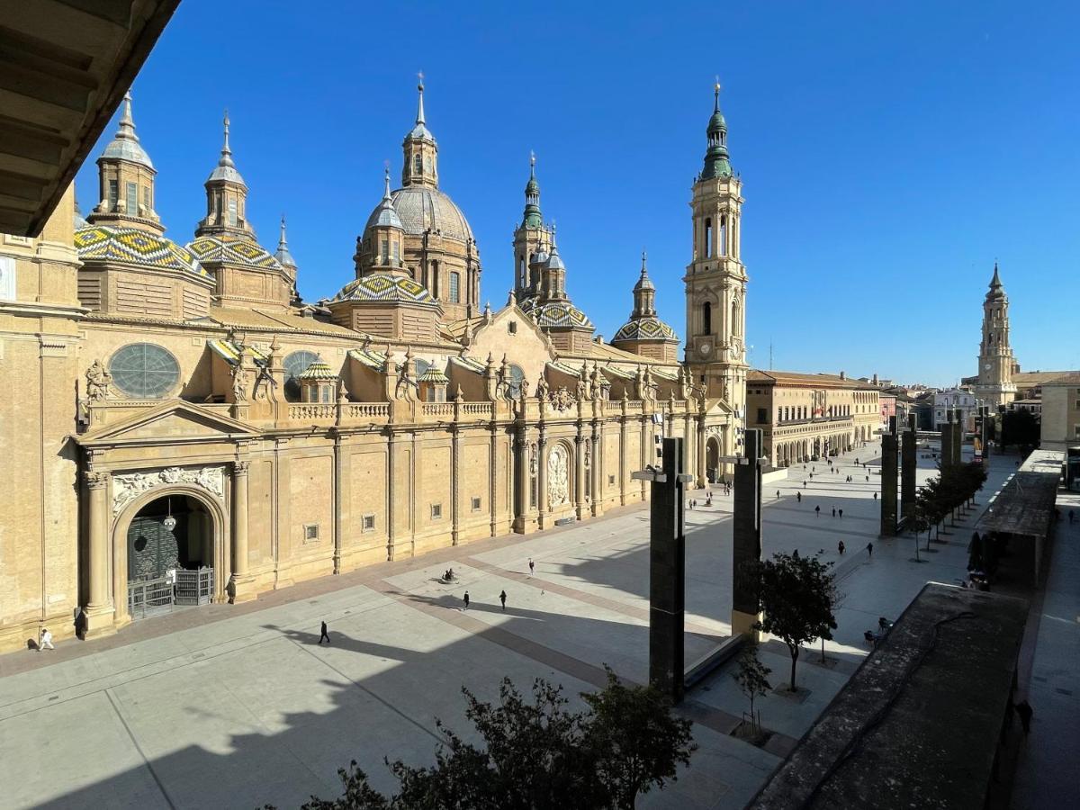 Az El Balcon A La Basilica II - Vistas Inmejorables A La Basilica Del Pilar! Apartman Zaragoza Kültér fotó